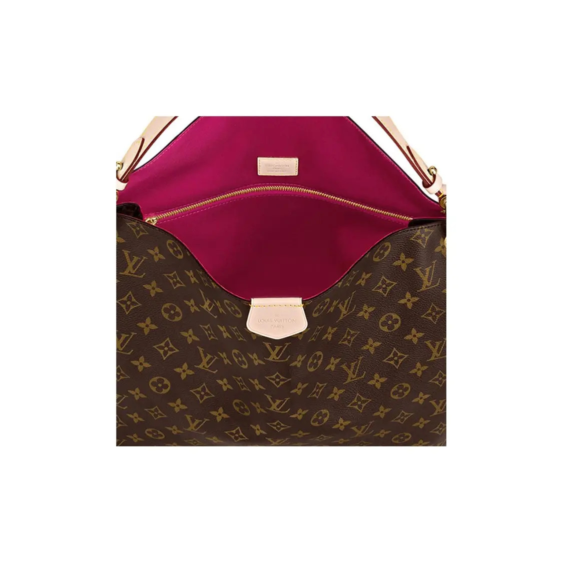 LOUIS VUITTON Graceful Hobo Bag Tote Bag Handbag Medium Women’s 16×5.5×13.7 in