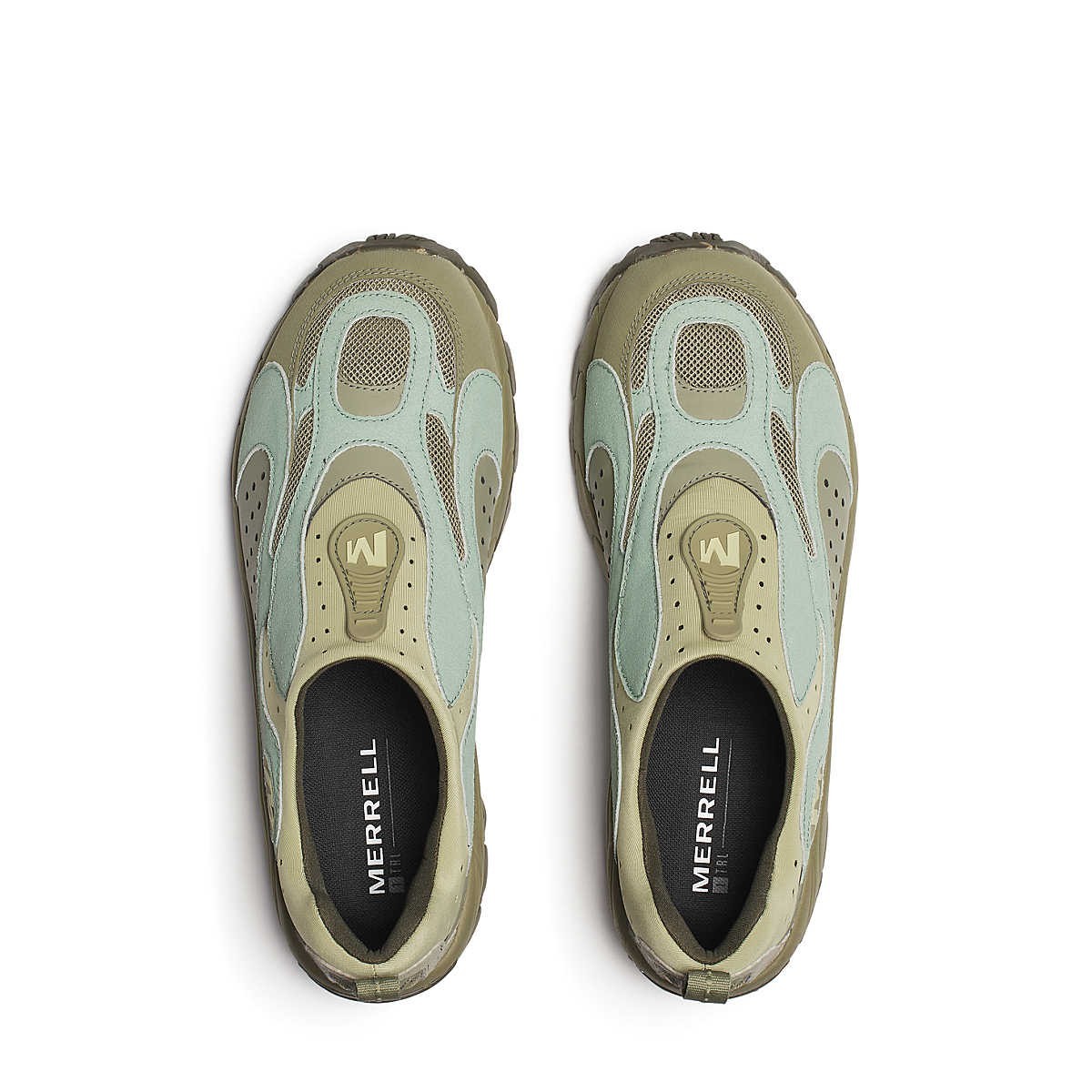 Merrell Men’s Moc Speed Streak EVO SE Suede Leather Slip-On Drab Sage Green