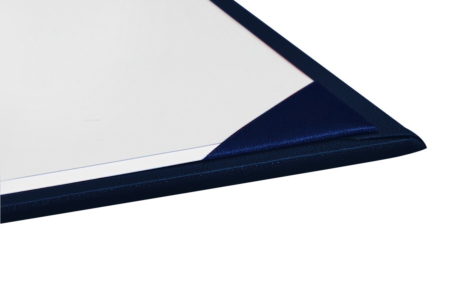 Navy Blue Imprinted Diploma Cover – High School Diploma Covers