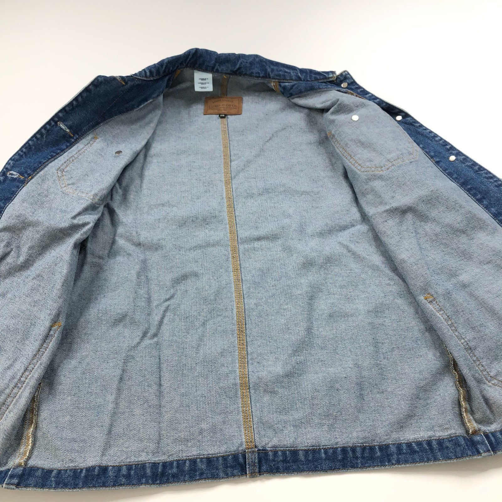 Lauren Jeans Co. PS Petite Small Chore Coat Barn Country Denim Jacket Blue MINT