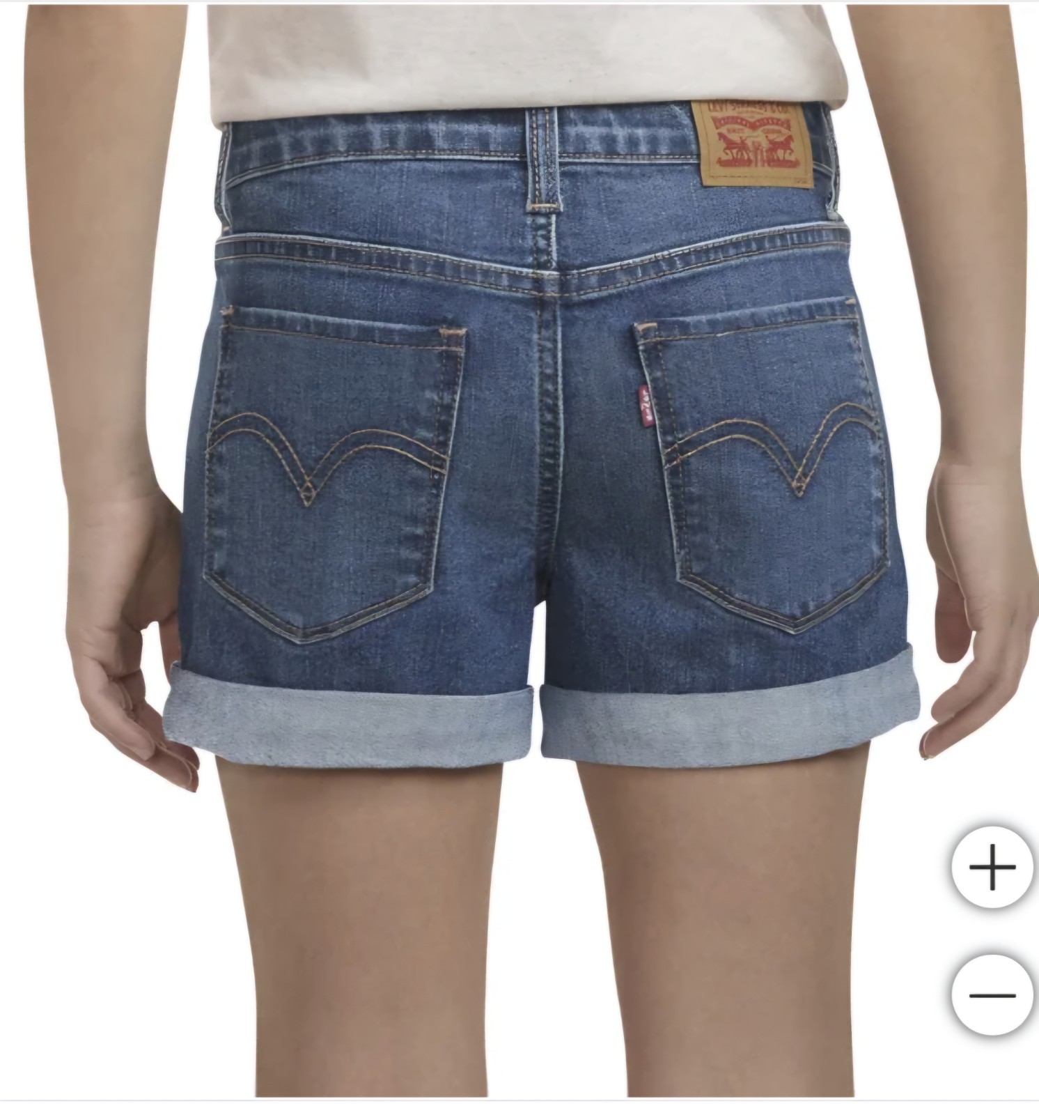 Levi’s Girls Denim Short Youth Size 12