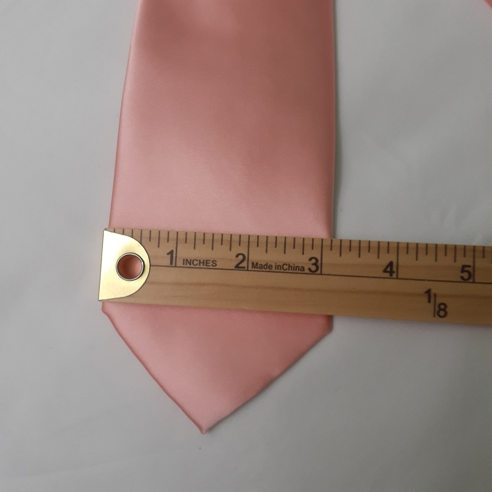 Barry Wang 100% Silk Mens Tie Pink Hand Tailored Italy Classic New Tags Necktie