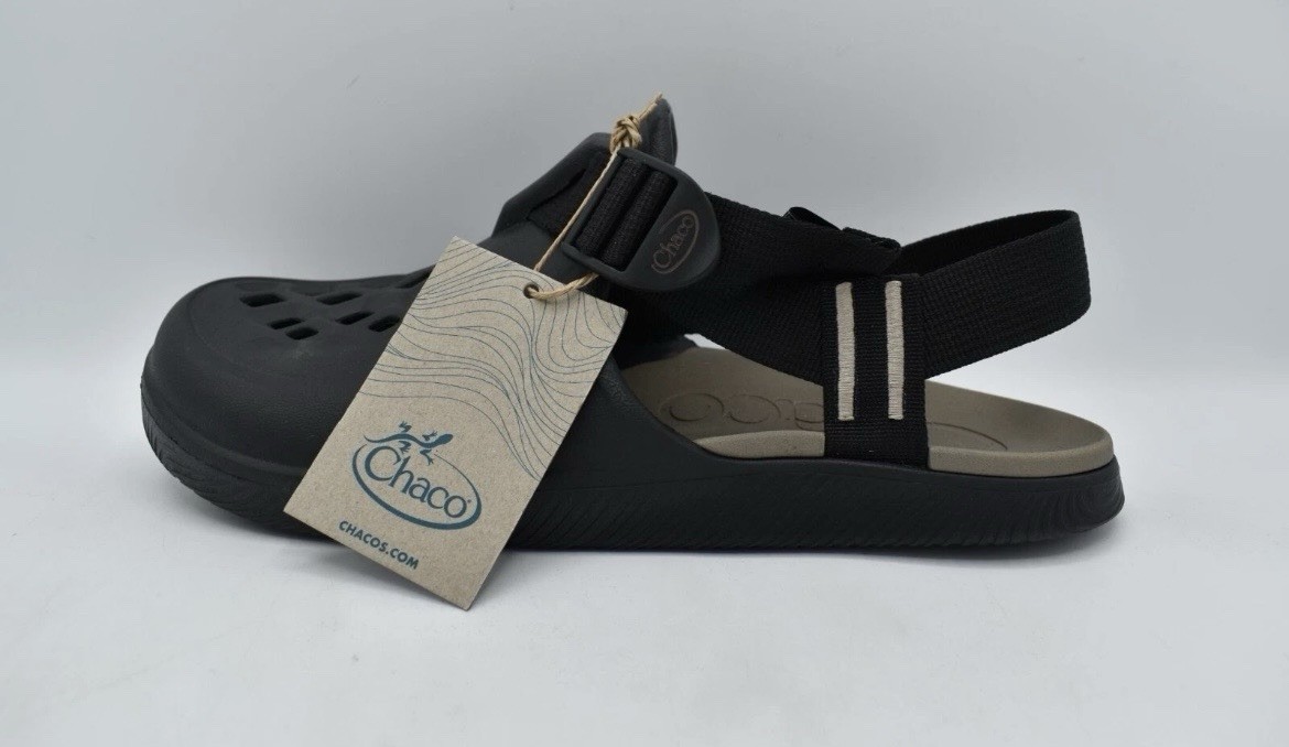 Chaco Chillos Clog Black Slip-On Closed Toe Casual Shoes Men’s US 11 M
