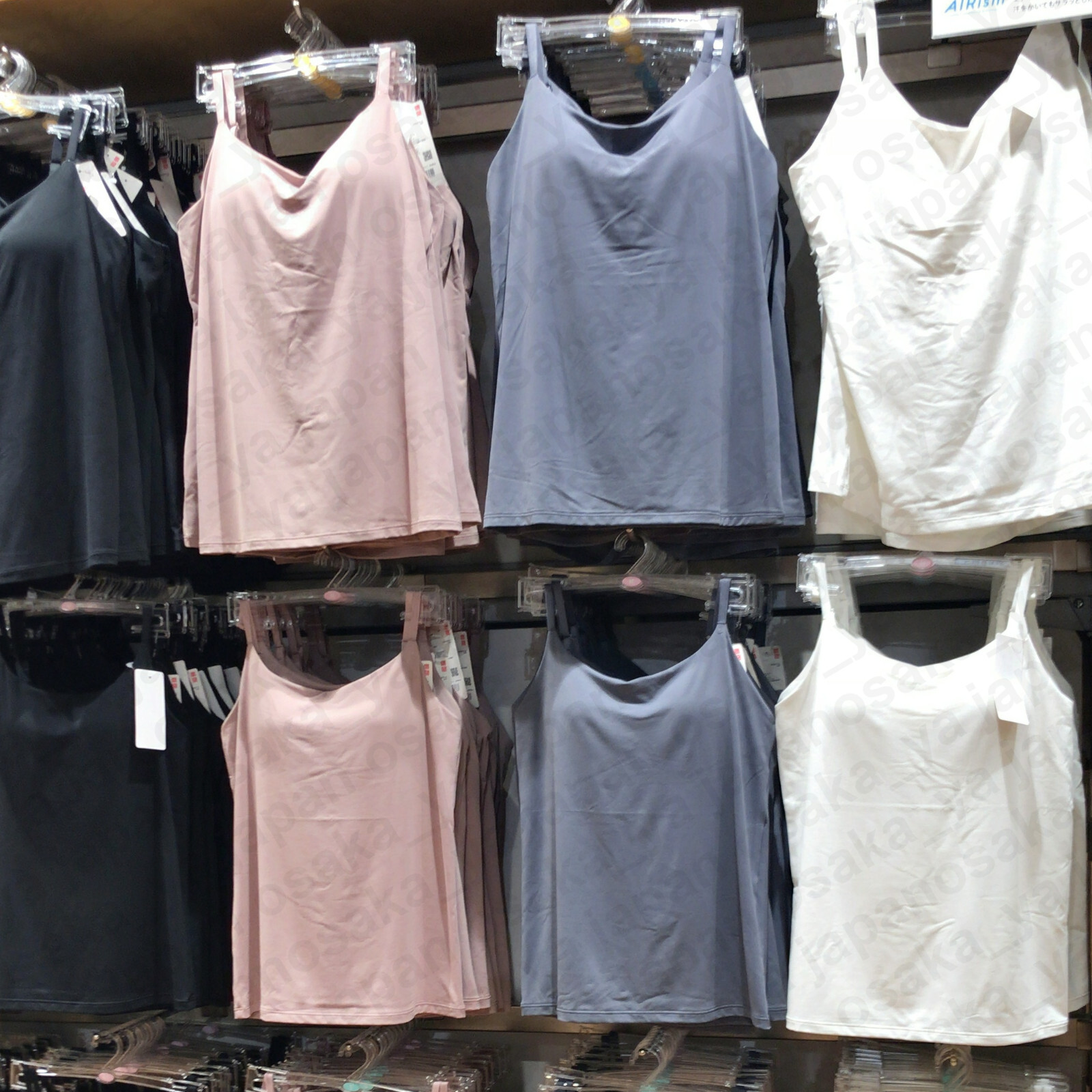UNIQLO AIRism Bra Camisole Seamless Dry Deodorant XS-4XL 5Colors Women 465707