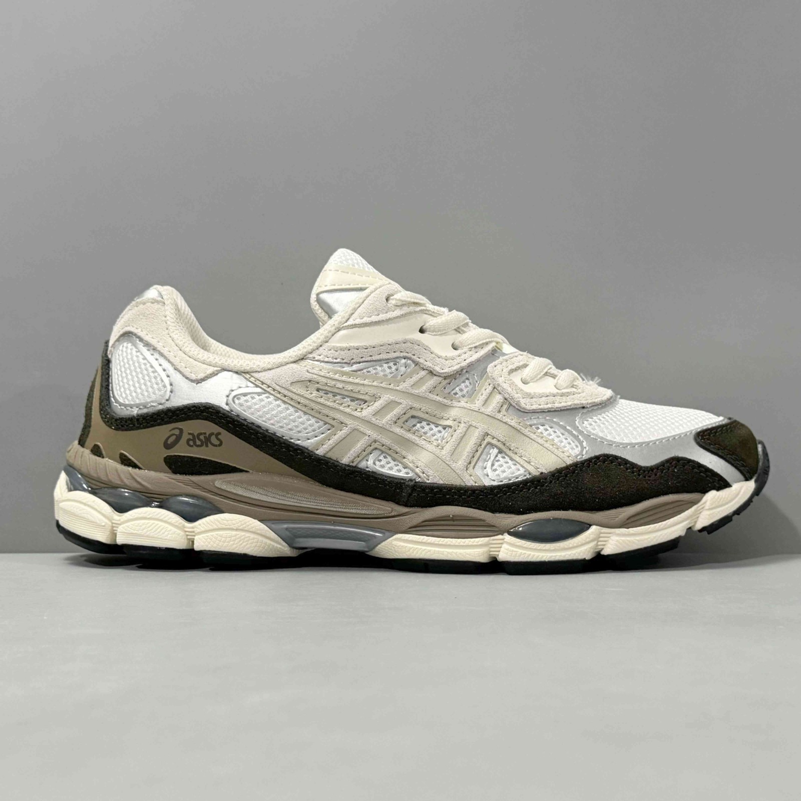 Asics Gel-NYC 1203A383-103 Beige Cream Brown Grey White Blue Ivory White Men’s S