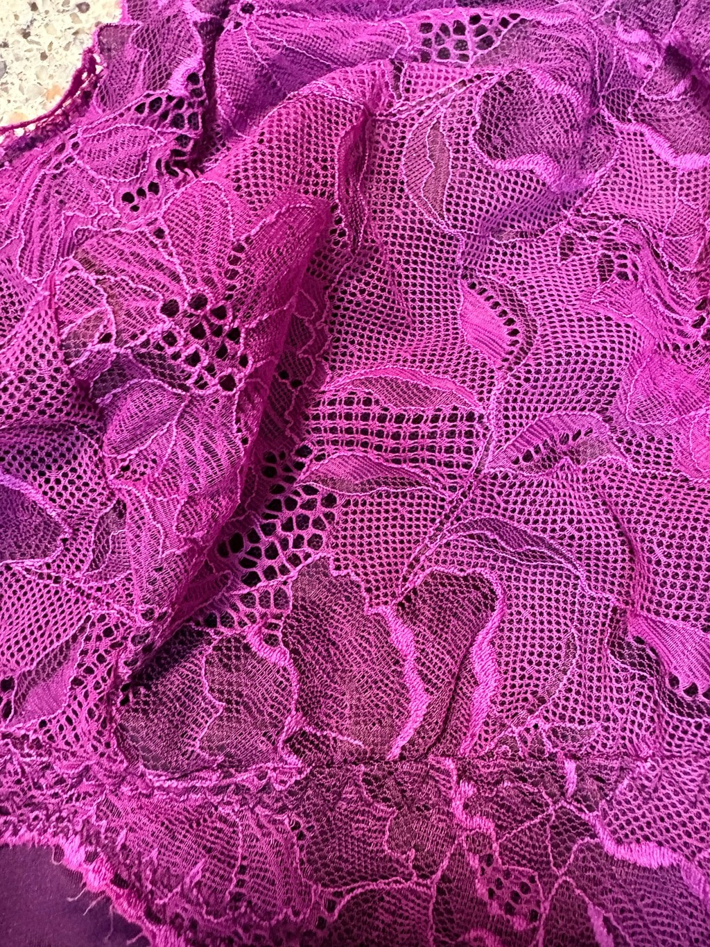 TORRID Unlined Cross Dye Lace Longline Bralette Size Torrid 2 (18/20) BerryBlend