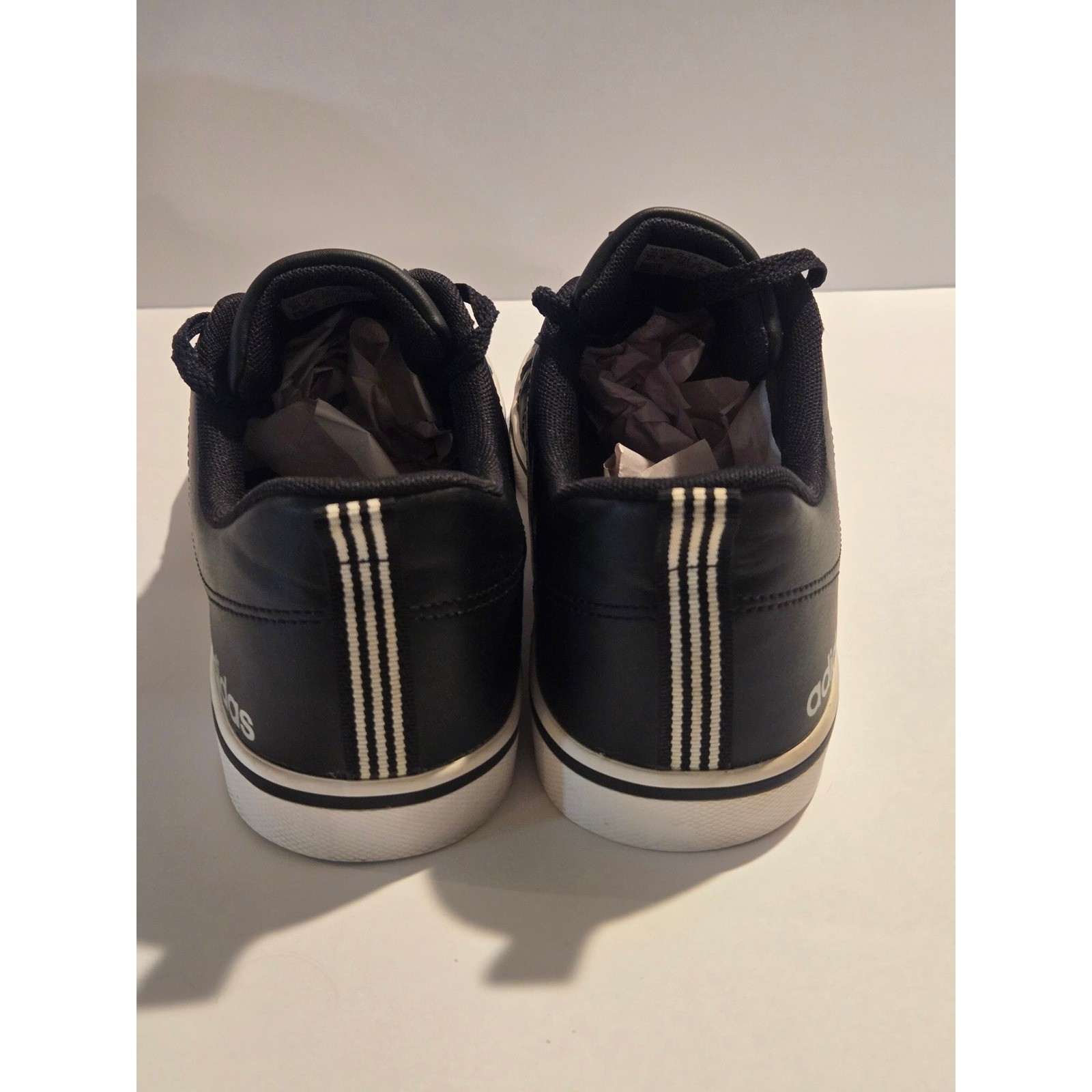 Adidas VS Pace Mens Sneakers Black White Low Top Casual Shoes B74494