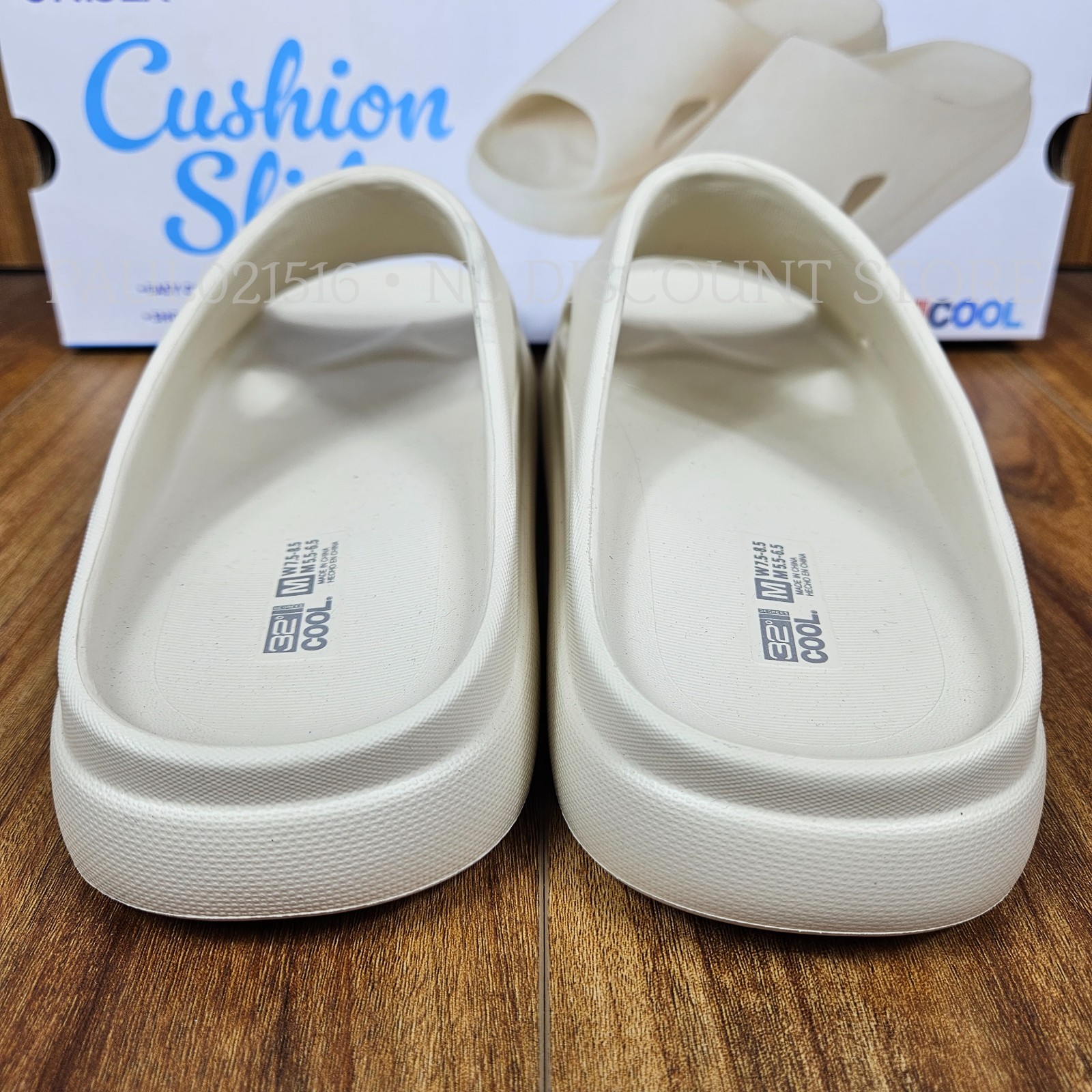 32 DEGREES Unisex Cushion Slide Sandals (W)Women’s (M)Men’s ~ Tan
