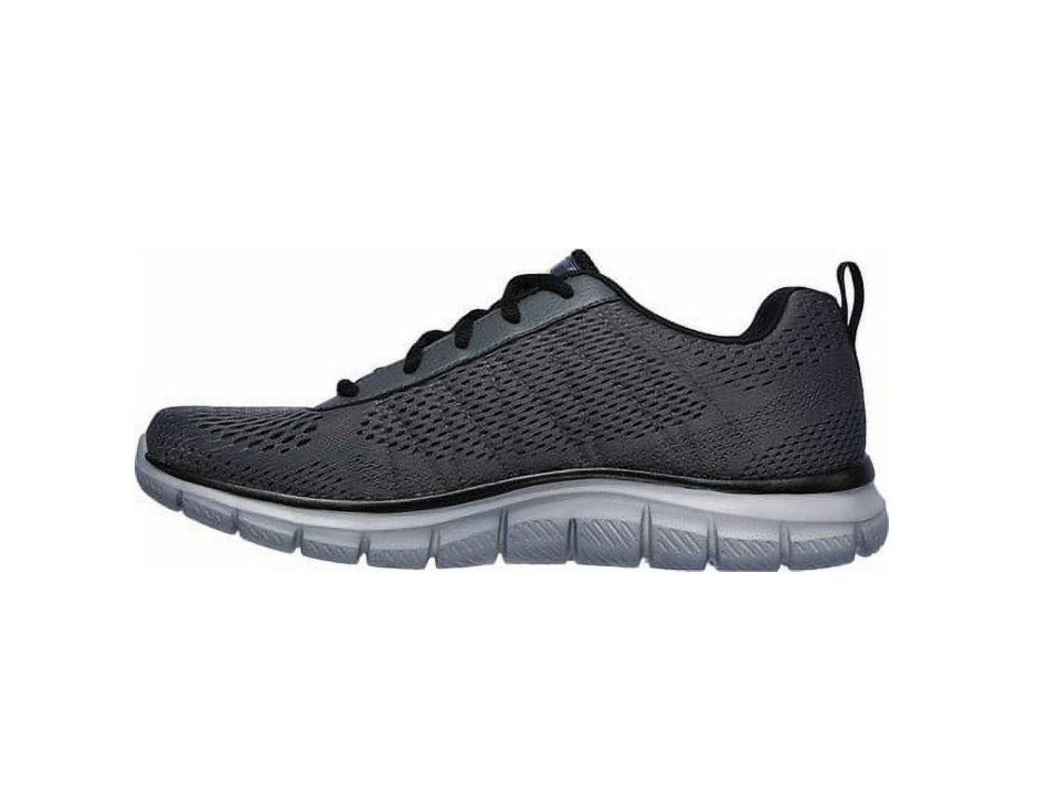 Skechers Men’s Track Moulton Lightweight Memory Foam Trainer Sneakers Charcoal