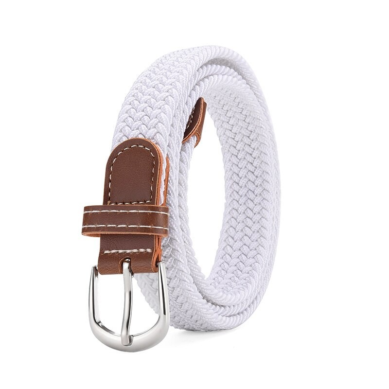 Elastic Fabric Braided Belt,Enduring Stretch Woven Belt for Unisex Men/Women/Jun