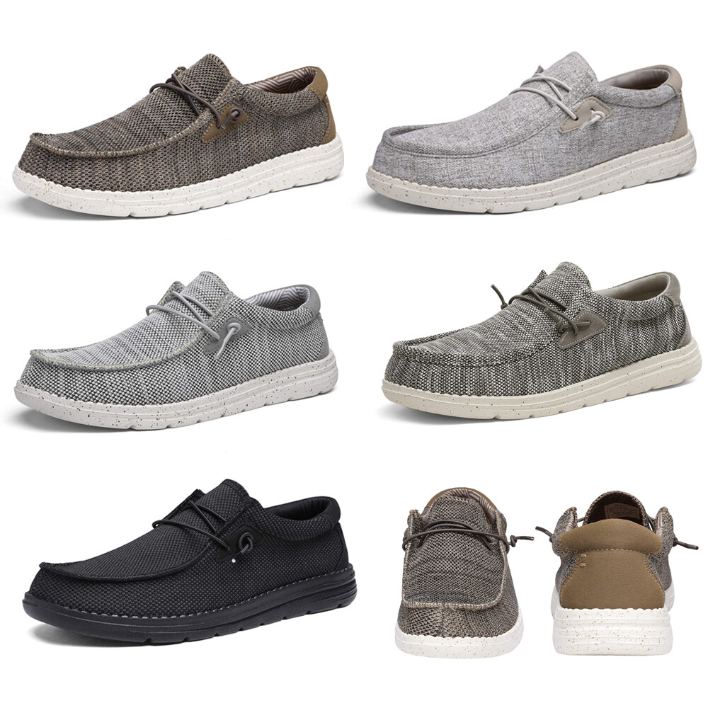 Men’s Lightweight Stretch Loafers Casual Slip-on Sneakers Shoes Size