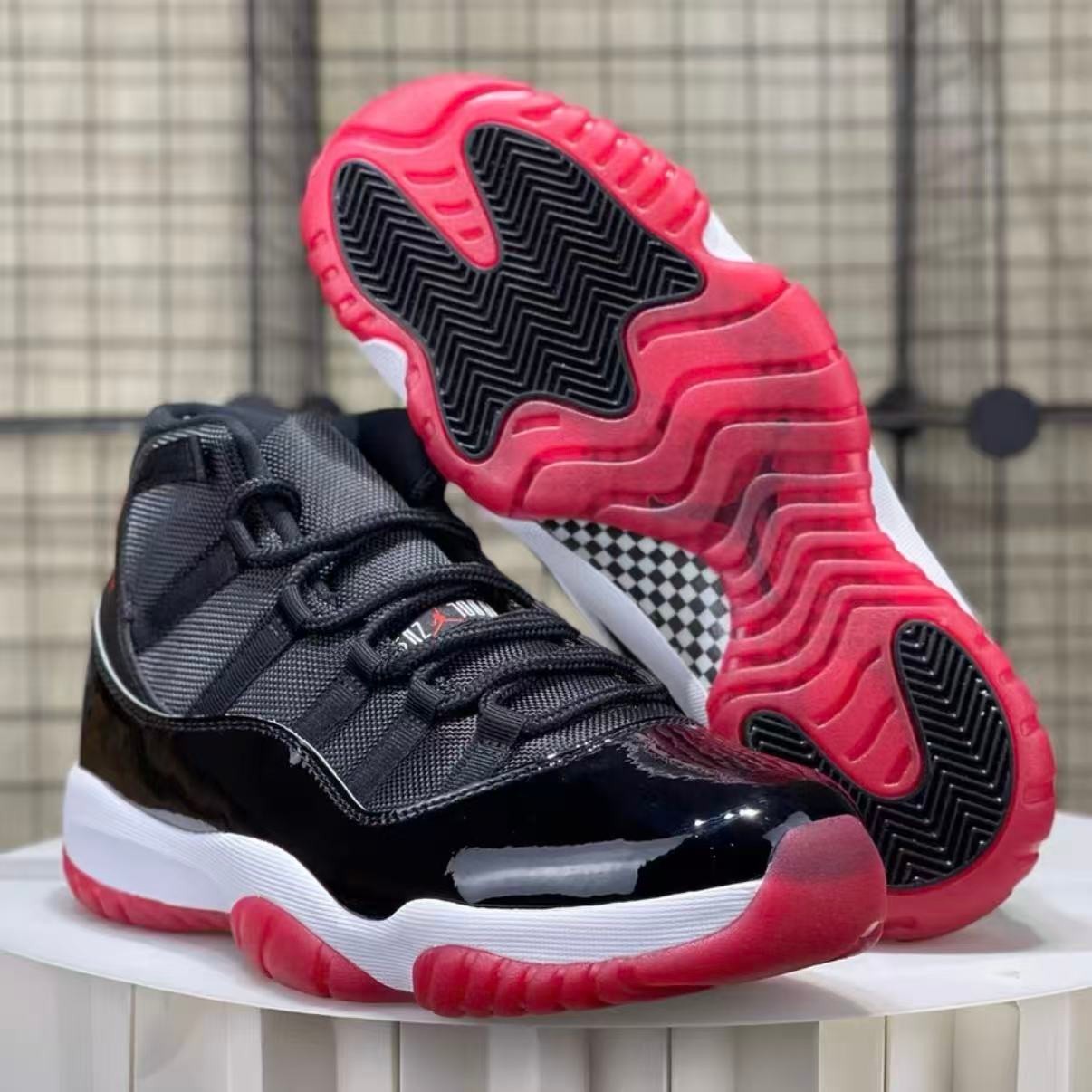 Jordan Air Jordan 11 Retro “Bred” High Top Men’s Basketball Shoes