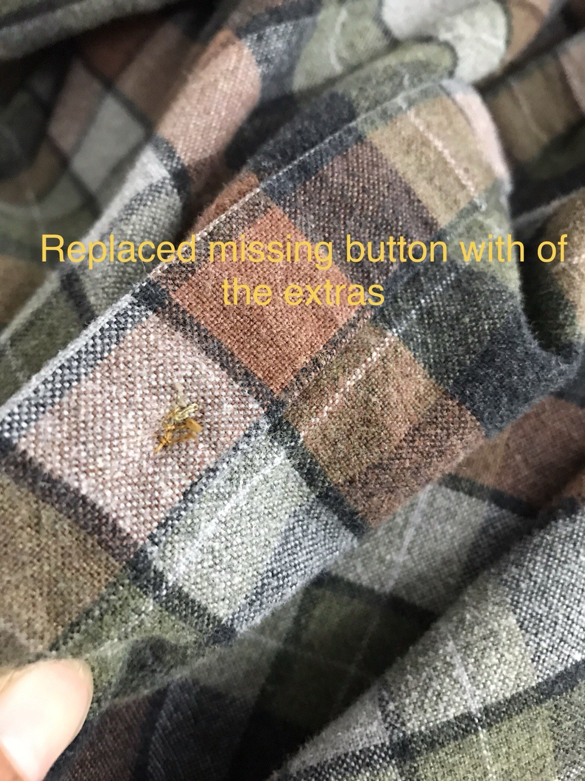 Pendleton Mason Shirt Mens Large Faded Worn Gray Multicolor Button Down