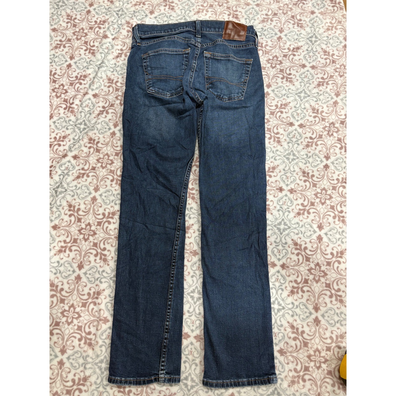 Hollister Mens Slim Straight Epic Flex Jeans Blue Wash W29 L32