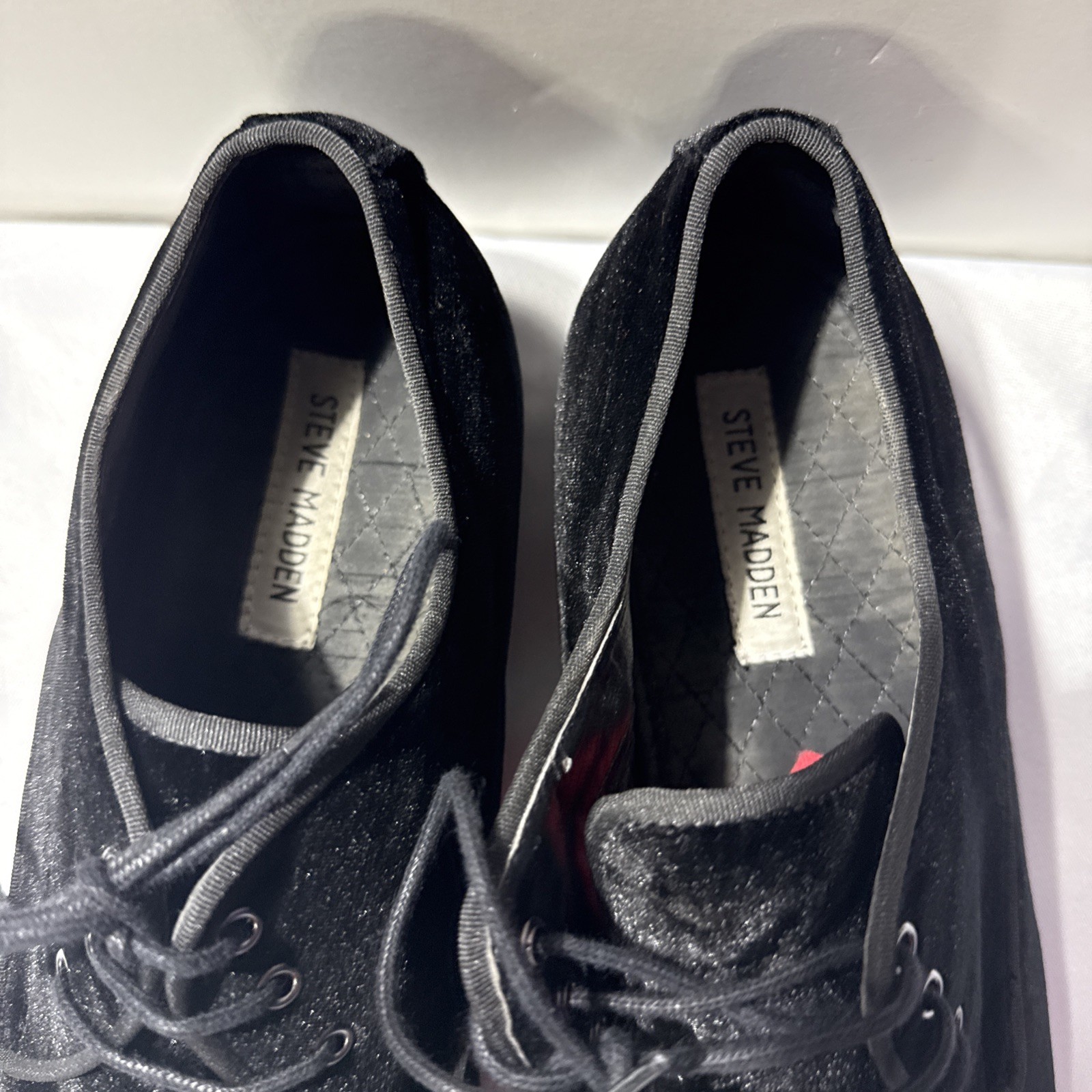 Steve Madden Loredo Black Velvet Men’s Size 11 Dress Shoes