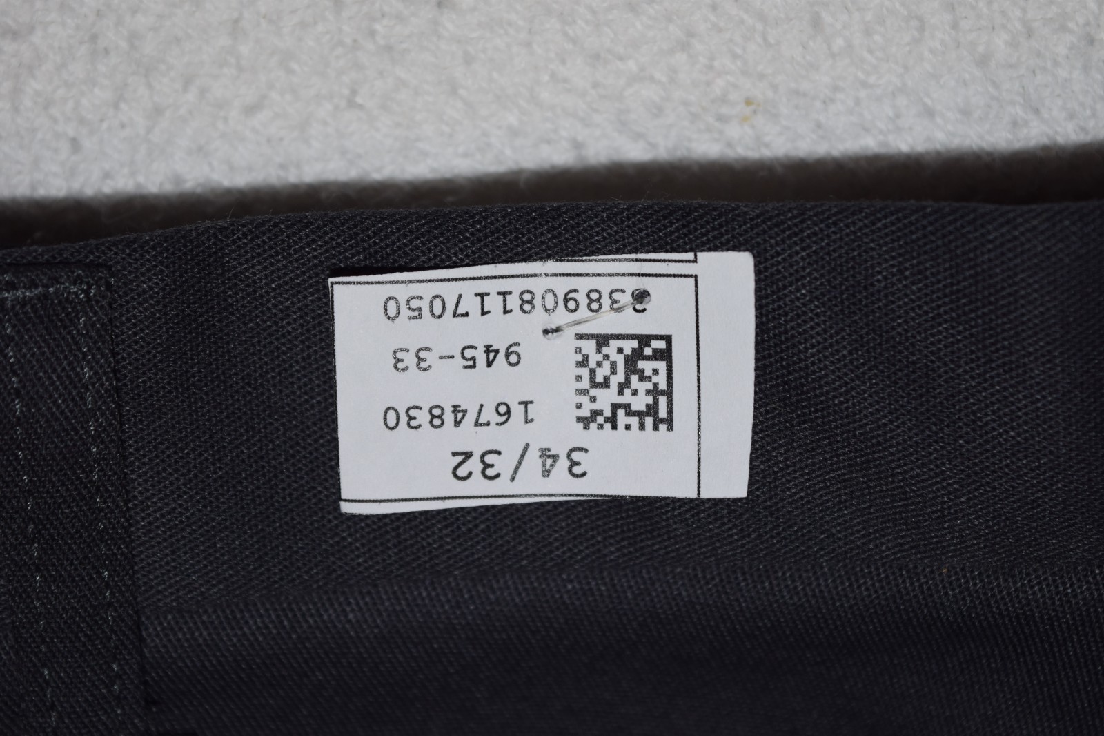 CINTAS COMFORT FLEX CHARCOAL GRAY WORKS PANTS 945-33, 36×32, 34×32