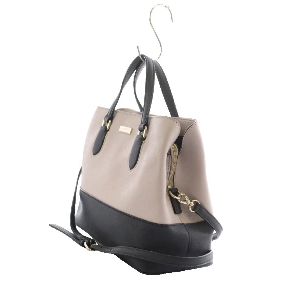 Used Kate Spade 2way Bag Handbag Shoulder Bag Leather Genuine Black Pink Bicolor