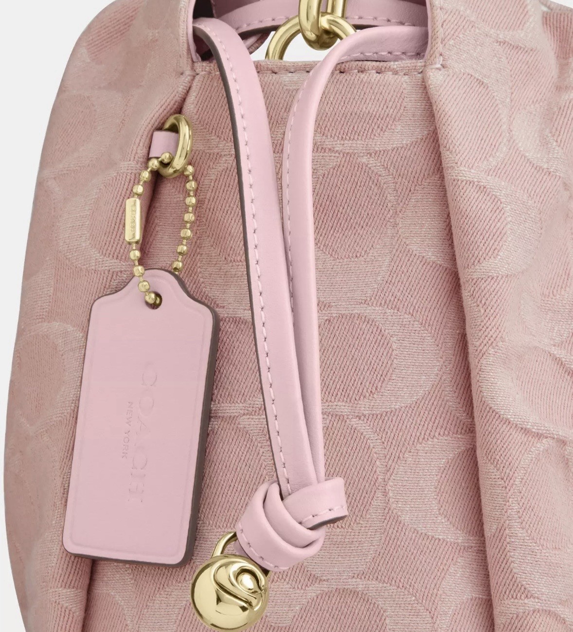 Coach Outlet Faye Drawstring Bag – Signature Denim CFD03 IMNH1