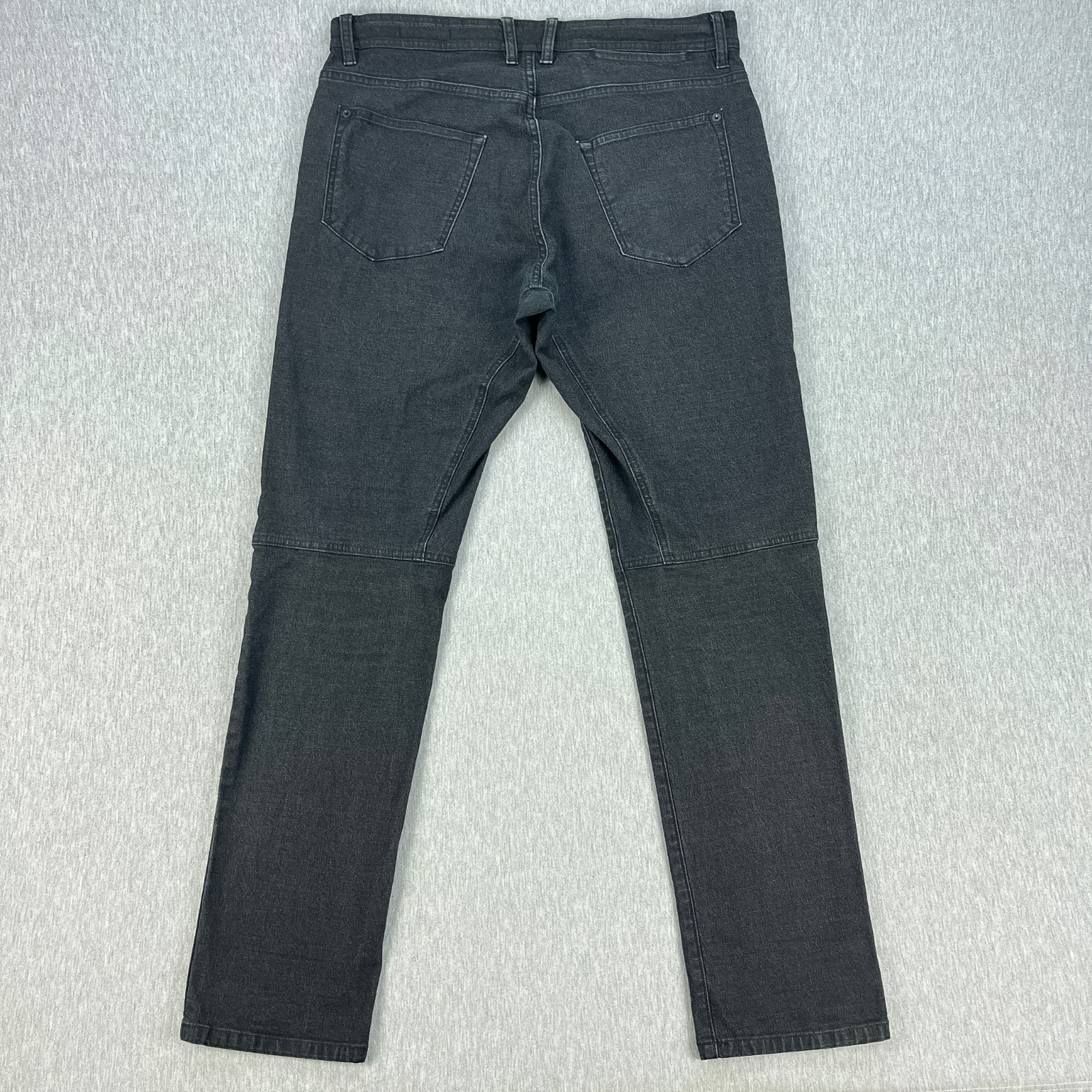 Proof Rover Double Knee Work Pant Mens 34×32 Slim Fit Gray Stretch Huckberry