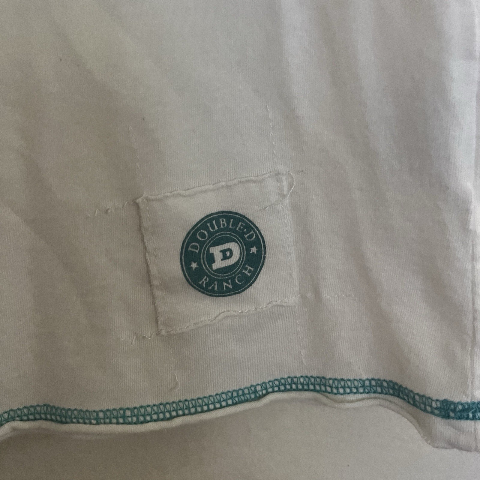 Double D Ranch The Stampede Yoakum Texas Top Women SZ XL Print Embroidered
