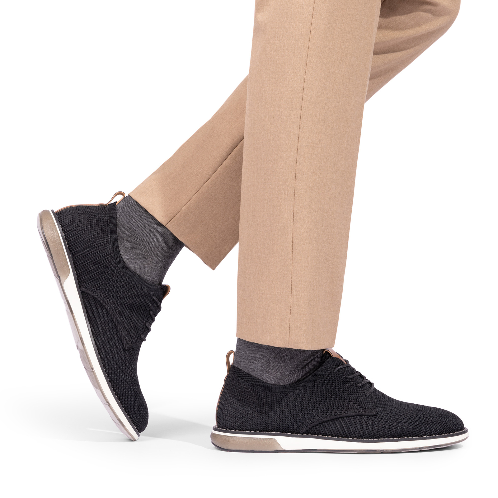 Men’s Casual Dress Oxfords Shoes Soft & Breathable Upper Business Derby Sneakers