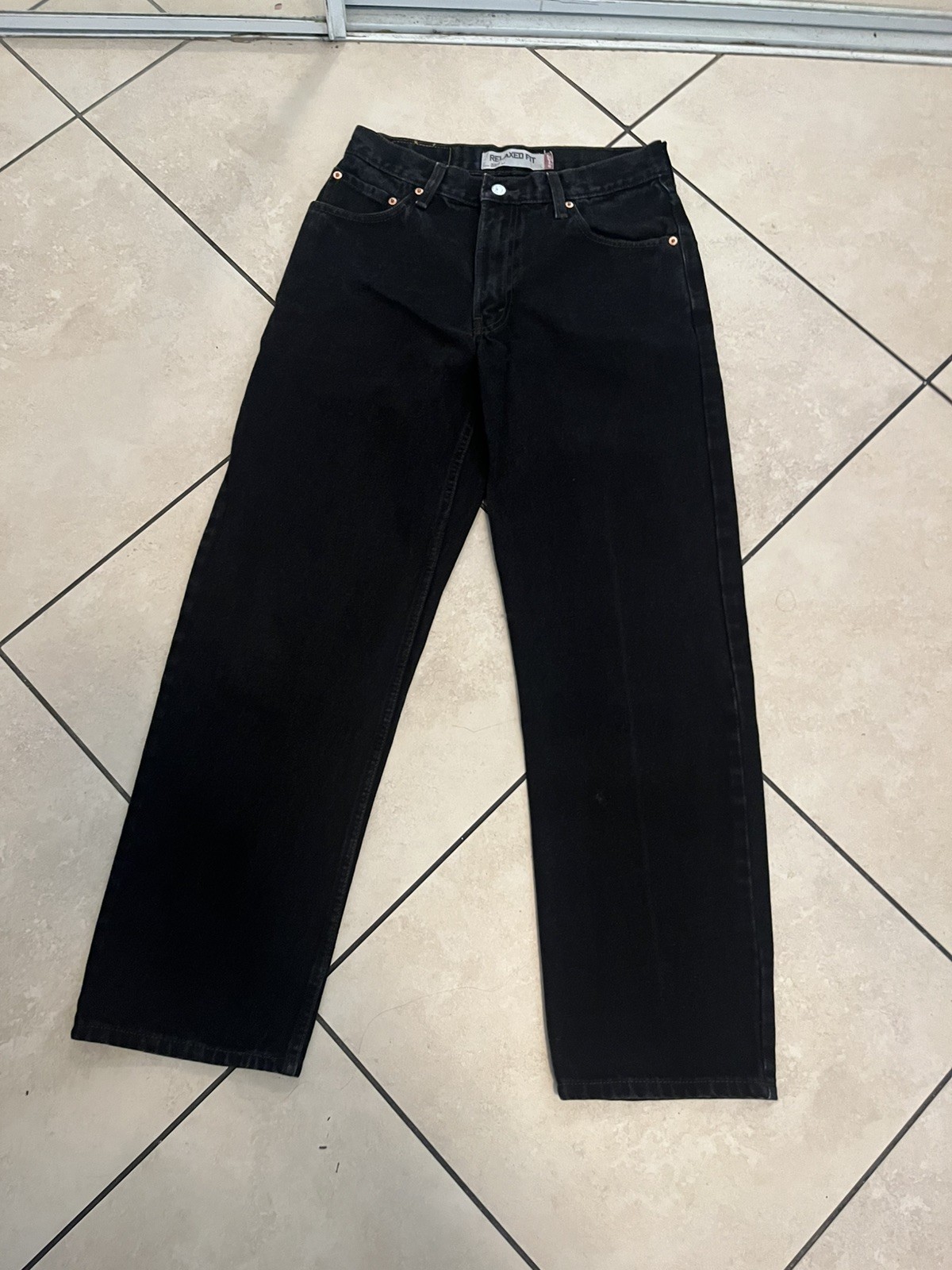 Levi’s 550 30×30 Men’s Jeans Relaxed Fit Black Denim 100% Cotton