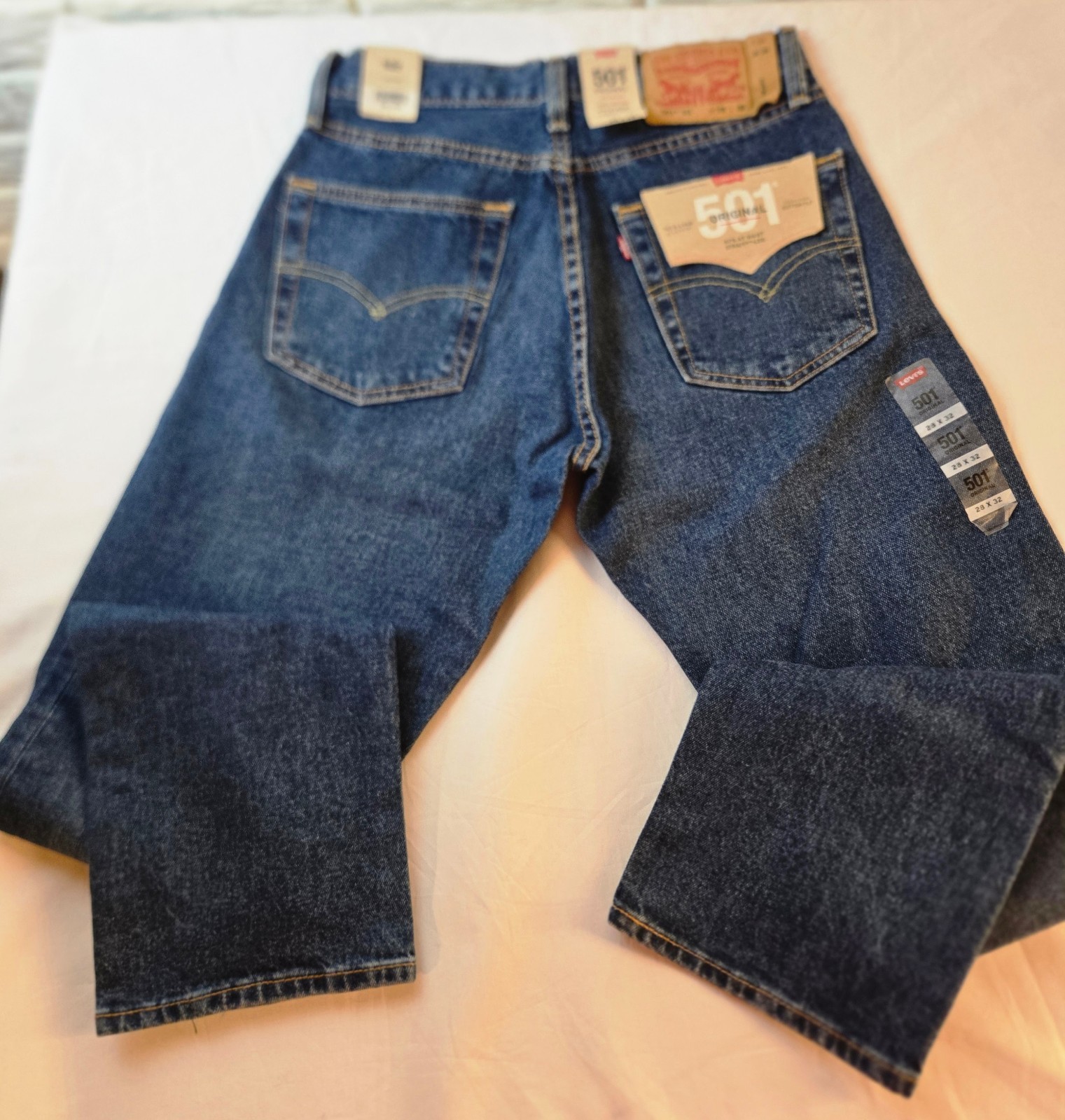 Levi’s 501 ’93 Original Jeans Mens 28×32 NWT Blue Straight Leg Button Fly