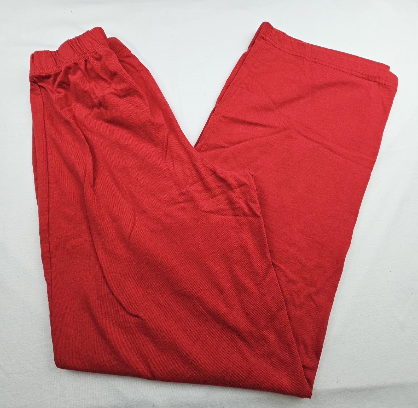 Newport News 2 Piece Pants Outfit Womens Slimfit Med Red Pit To Pit 17in 24×30