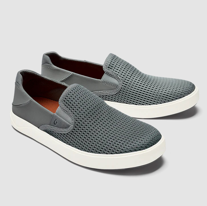 NEW OluKai Laeahi Men’s Slip On Sneakers Poi Breathable Comfort Casual Shoes