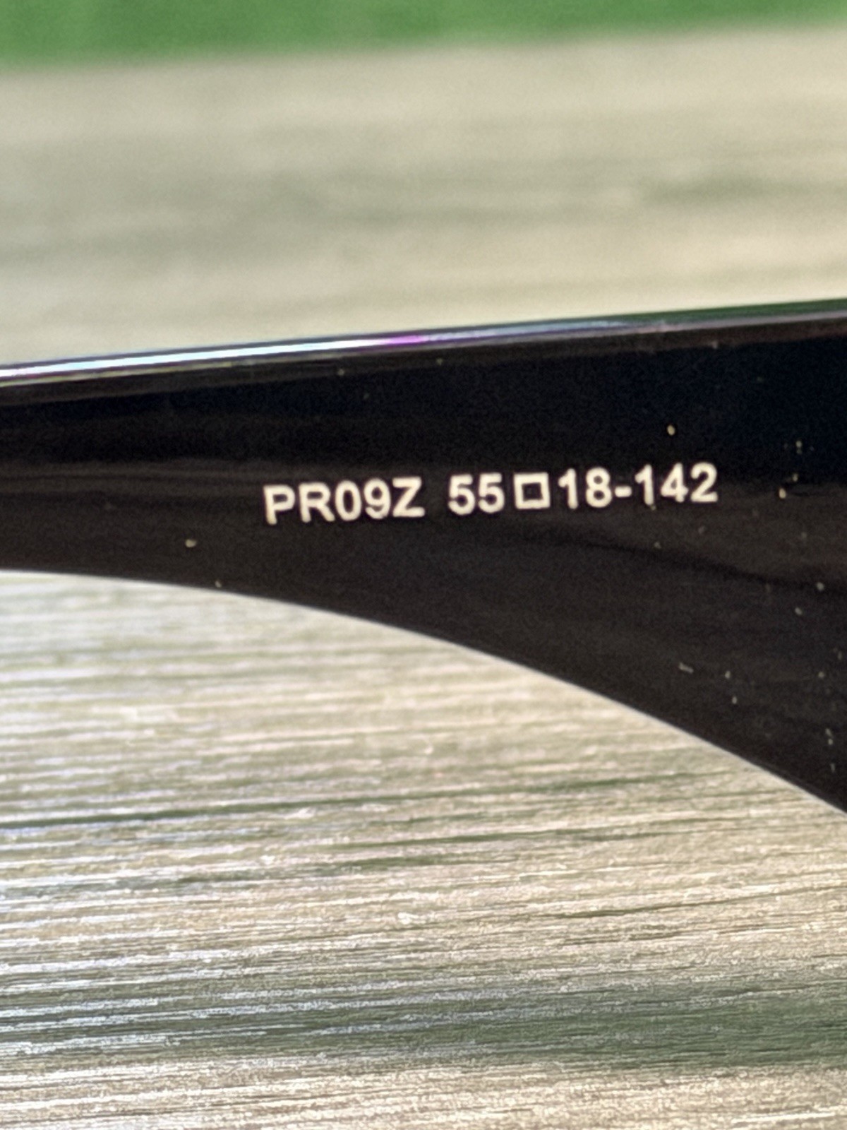 Prada Sunglasses 8297 Shiny Black/ Black lenses, Big 142 mm Frame Width, Italy