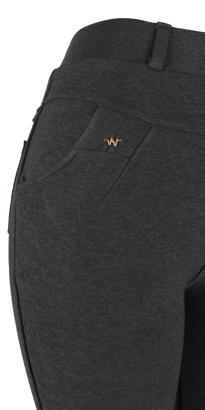 Womens Denim Look Winter Pants Warm Fleece Lined Stretch Thermal Dressy leggings