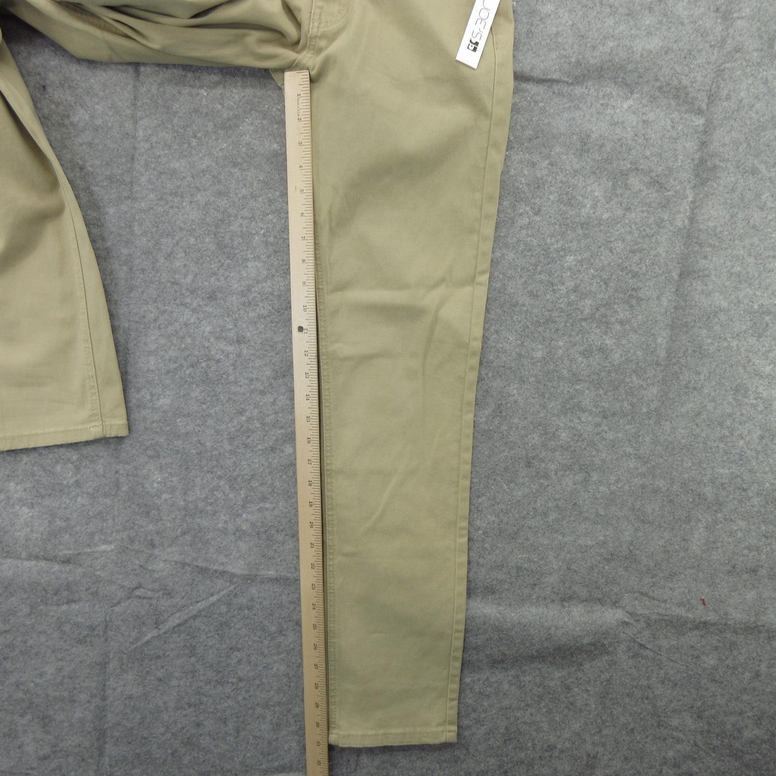 Joes Jeans Pants Boys 18 Khaki Straight Narrow The Brixton Stretch Cotton New