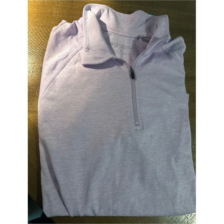 Ideology Lilac Quarter-Zip Pullover sweater