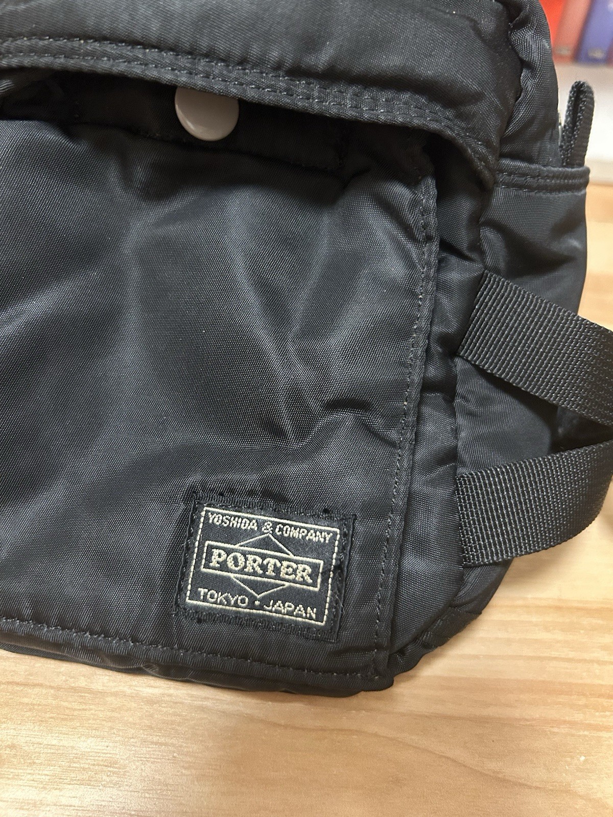 Porter Tanker Waist Bag Black W30 H20 D13cm Unisex Fashion Made In Japan