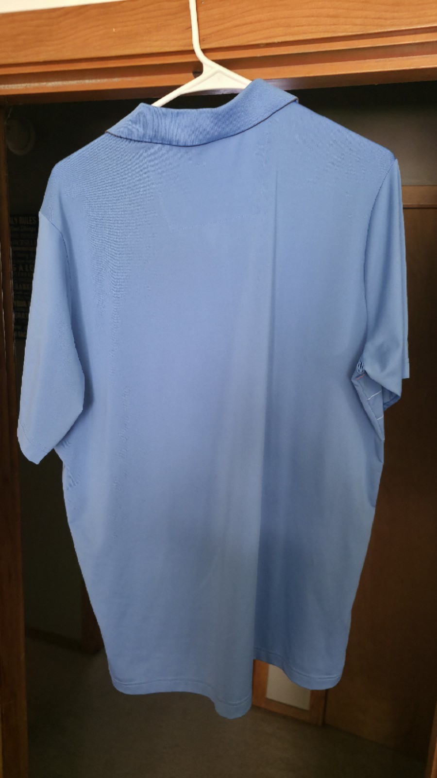 Antigua Men’s Polo Shirt Large, Soft, Smooth, Breathable Performance Blue