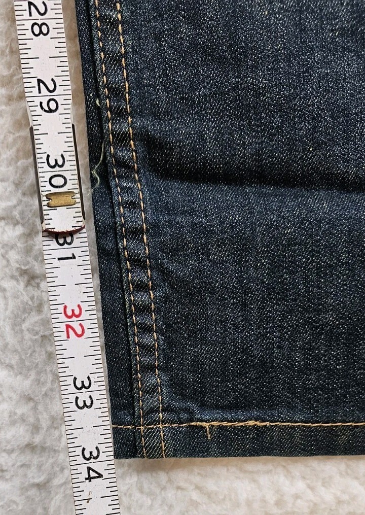 Levis 511 Slim Fit Mens Jeans Stretch 30×34 Blue Dark Wash Denim Cotton Blend