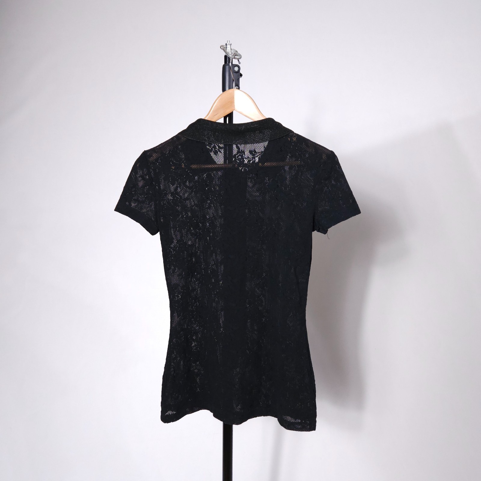 Vintage Dolce & Gabbana Lace Top Polo size 38/XS, Duties Paid (US)