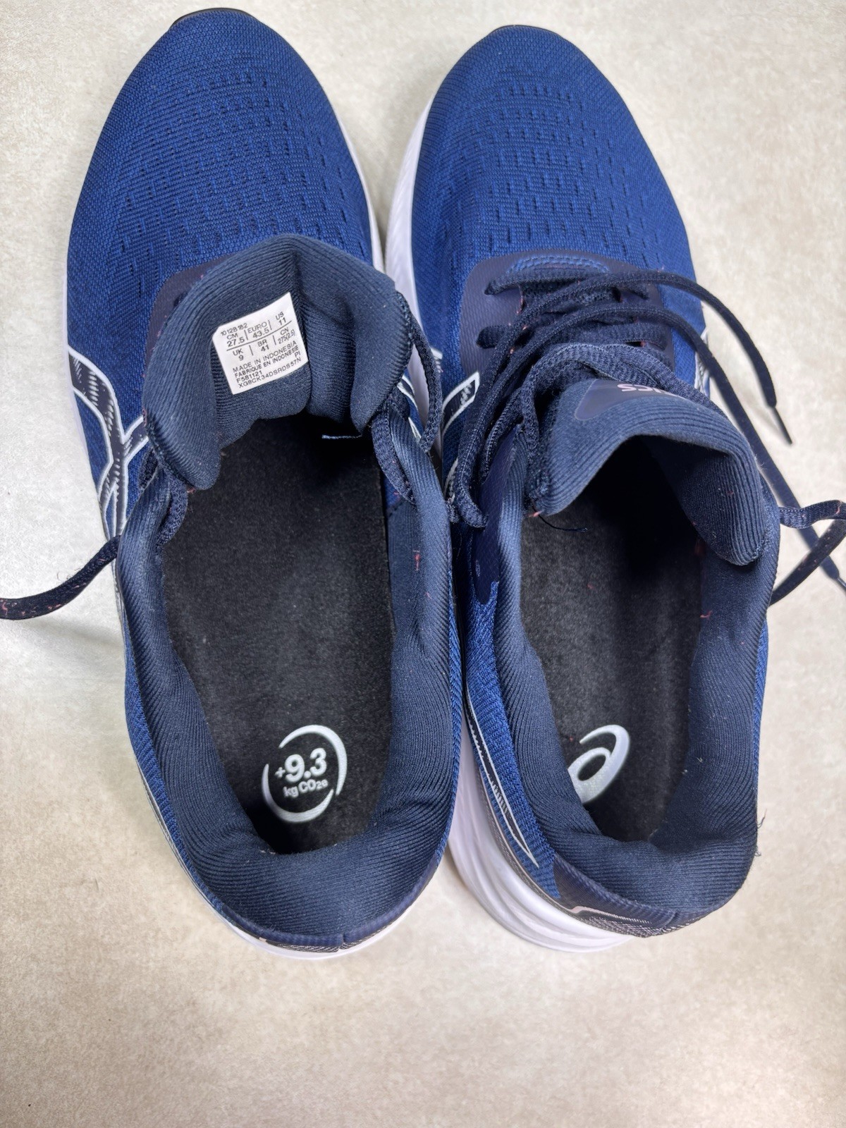 Asics GEL-EXCITE 9 Athletic Blue Sneakers Women’s Sz 11 Gym Casual 1012B182