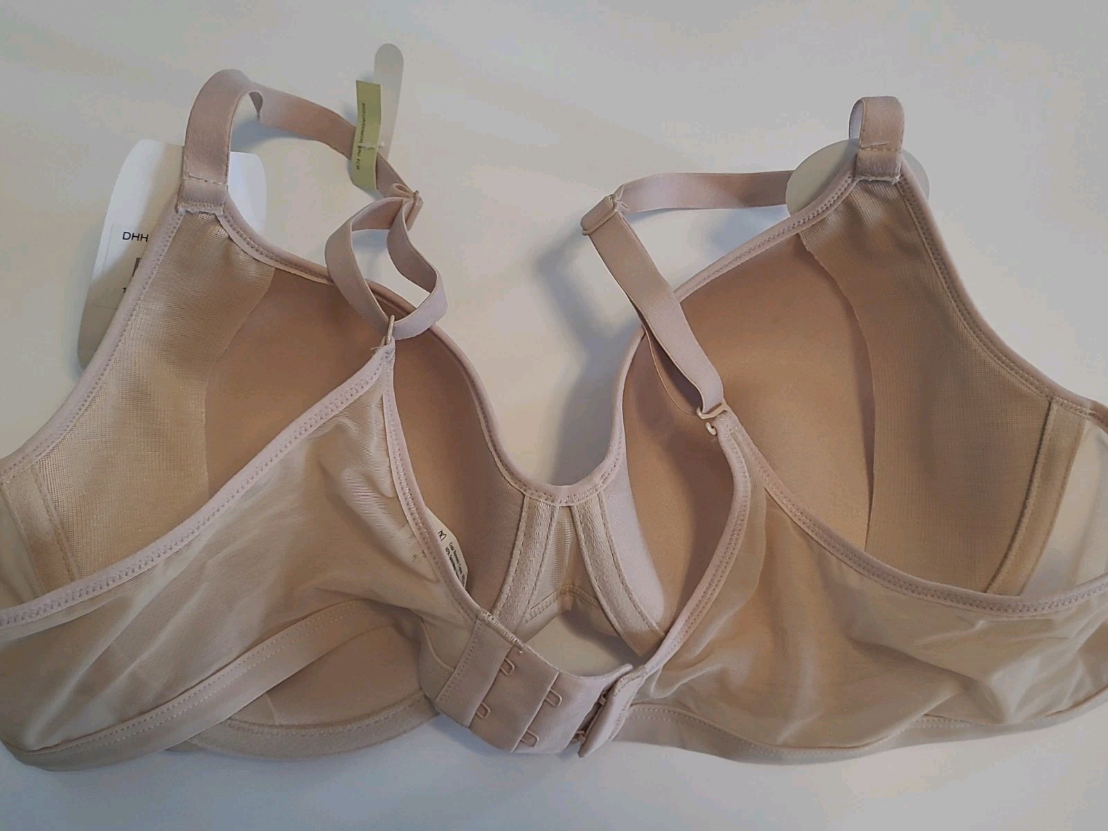 New 40B Hanes ComfortLite Wired Beige Tan $38 Breathable Cups Summer T Shirt Bra