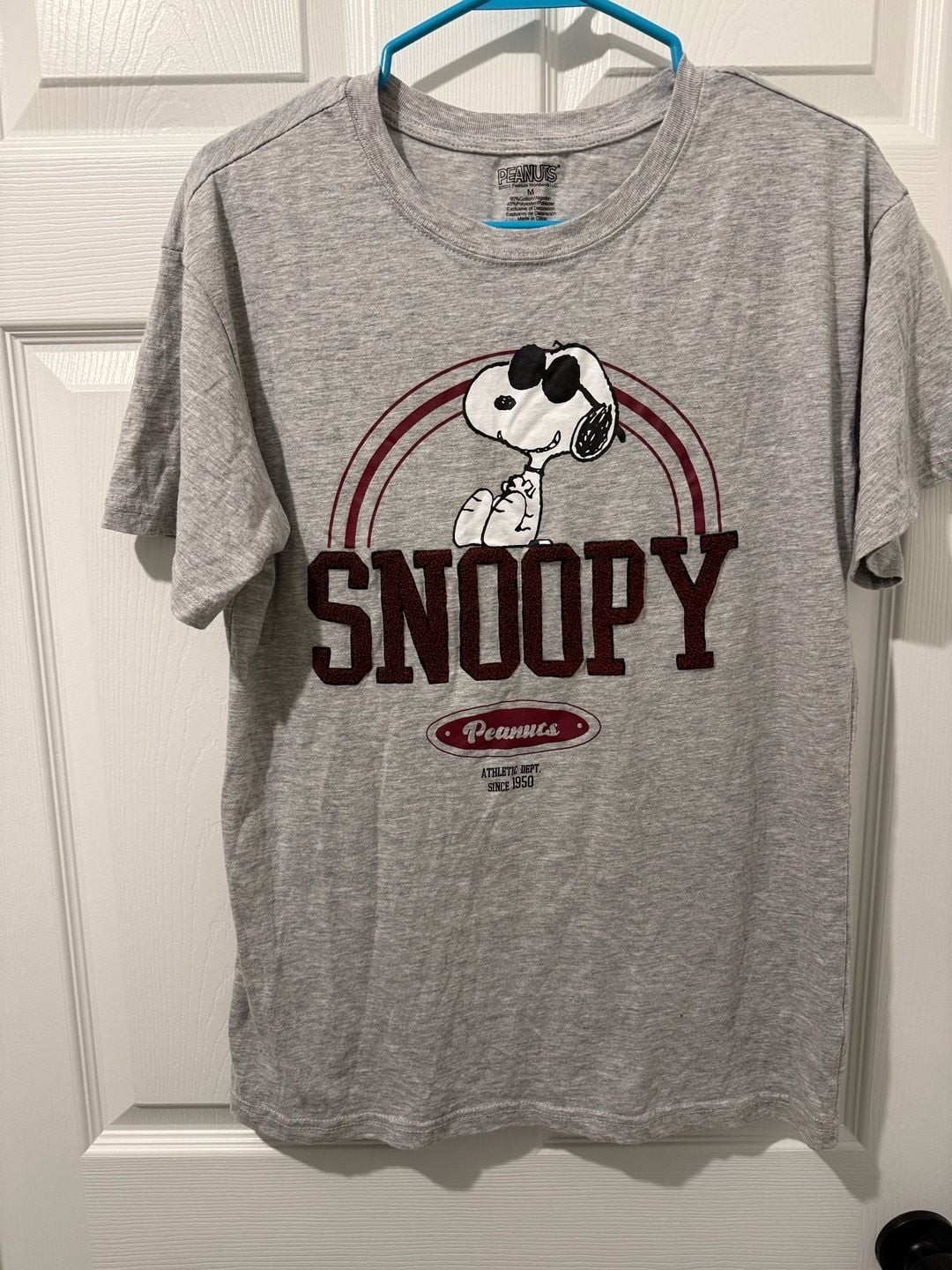 Peanuts Snoopy Athletic Dept Since 1950 Graphic T-Shirt