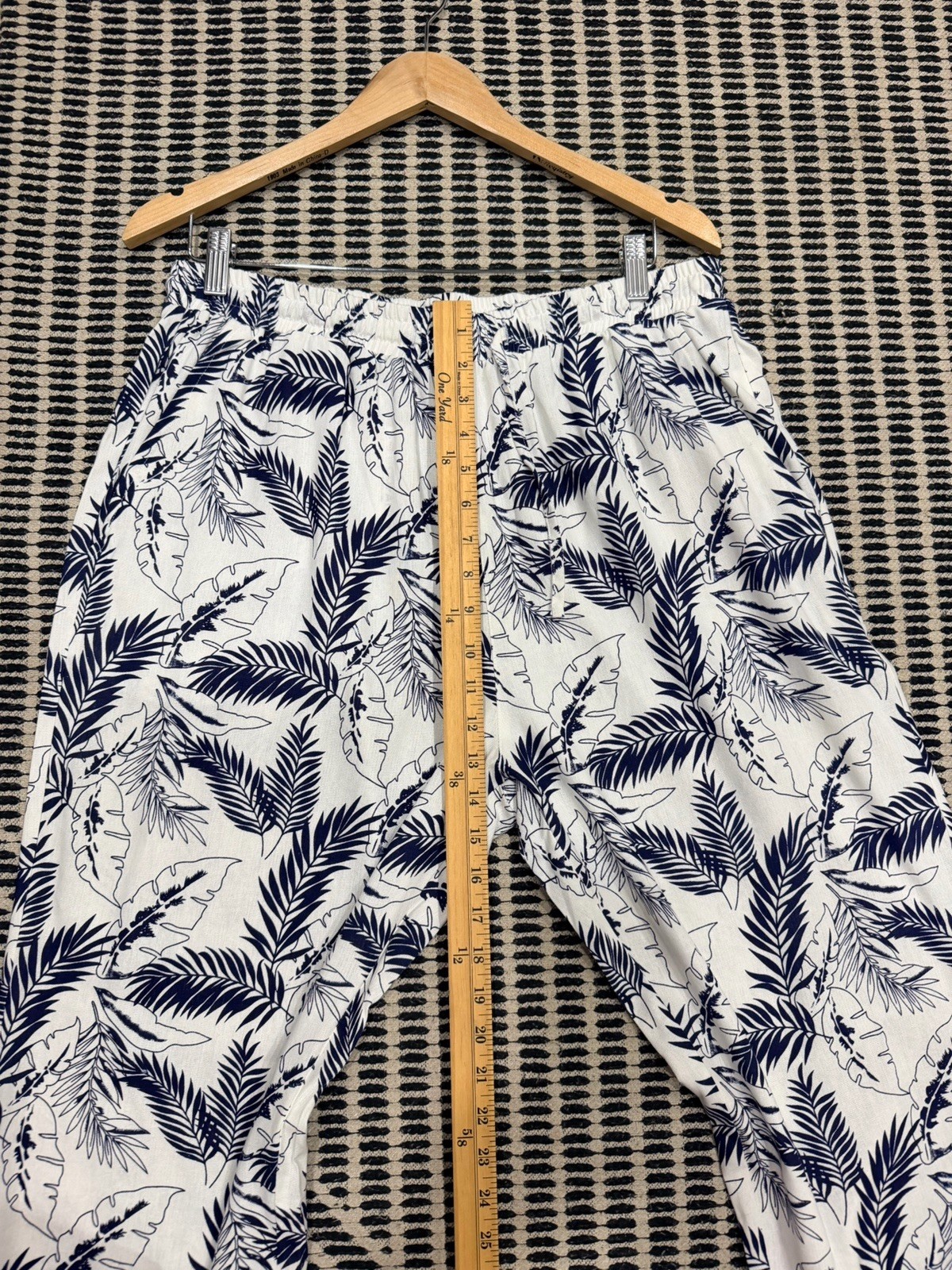 Men’s COOFANDY button down Tropical Beach Bohemian Shirt & Pants Set L