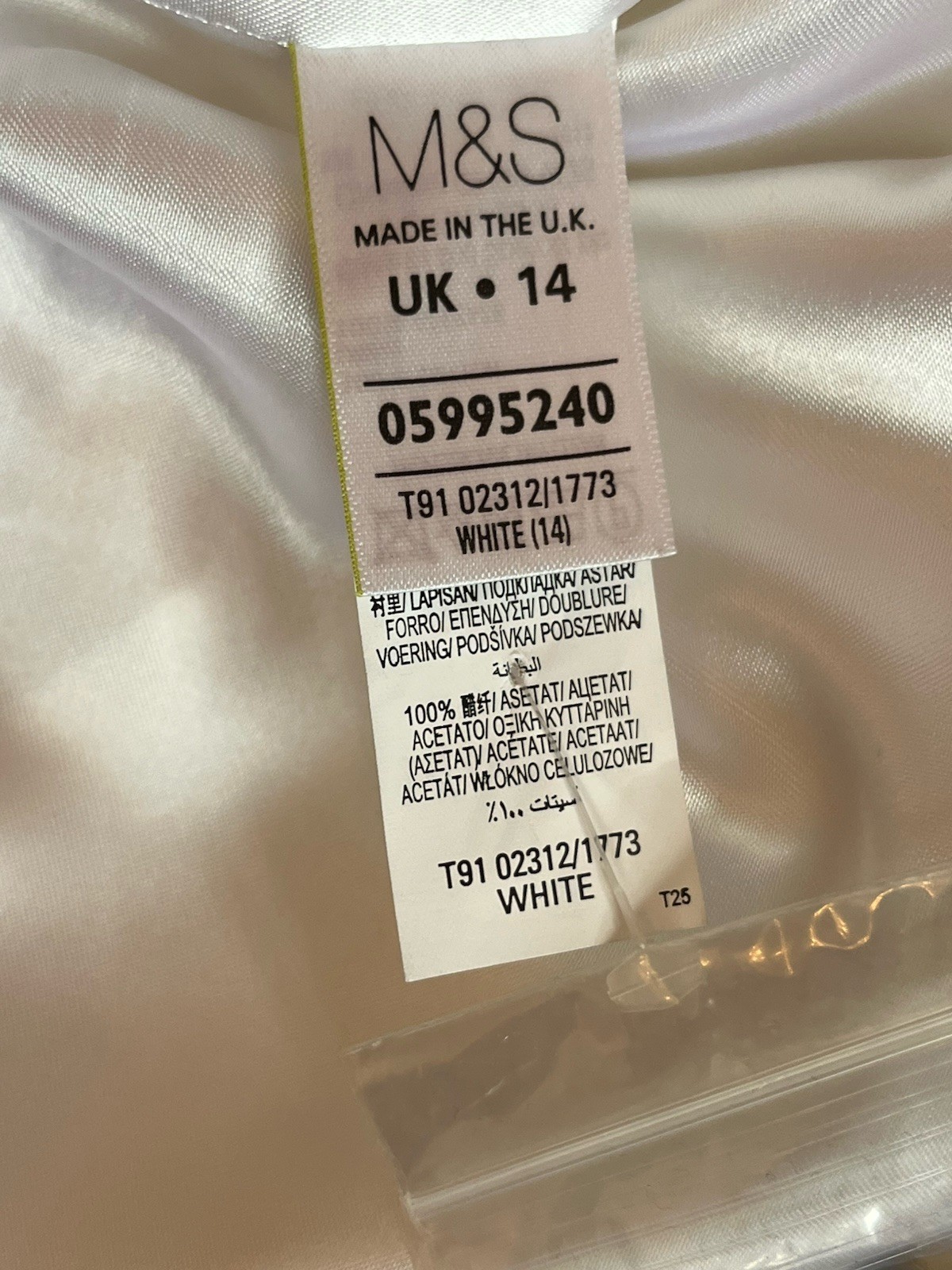 Marks & Spencer Fabulous Trench Coat in Warm White