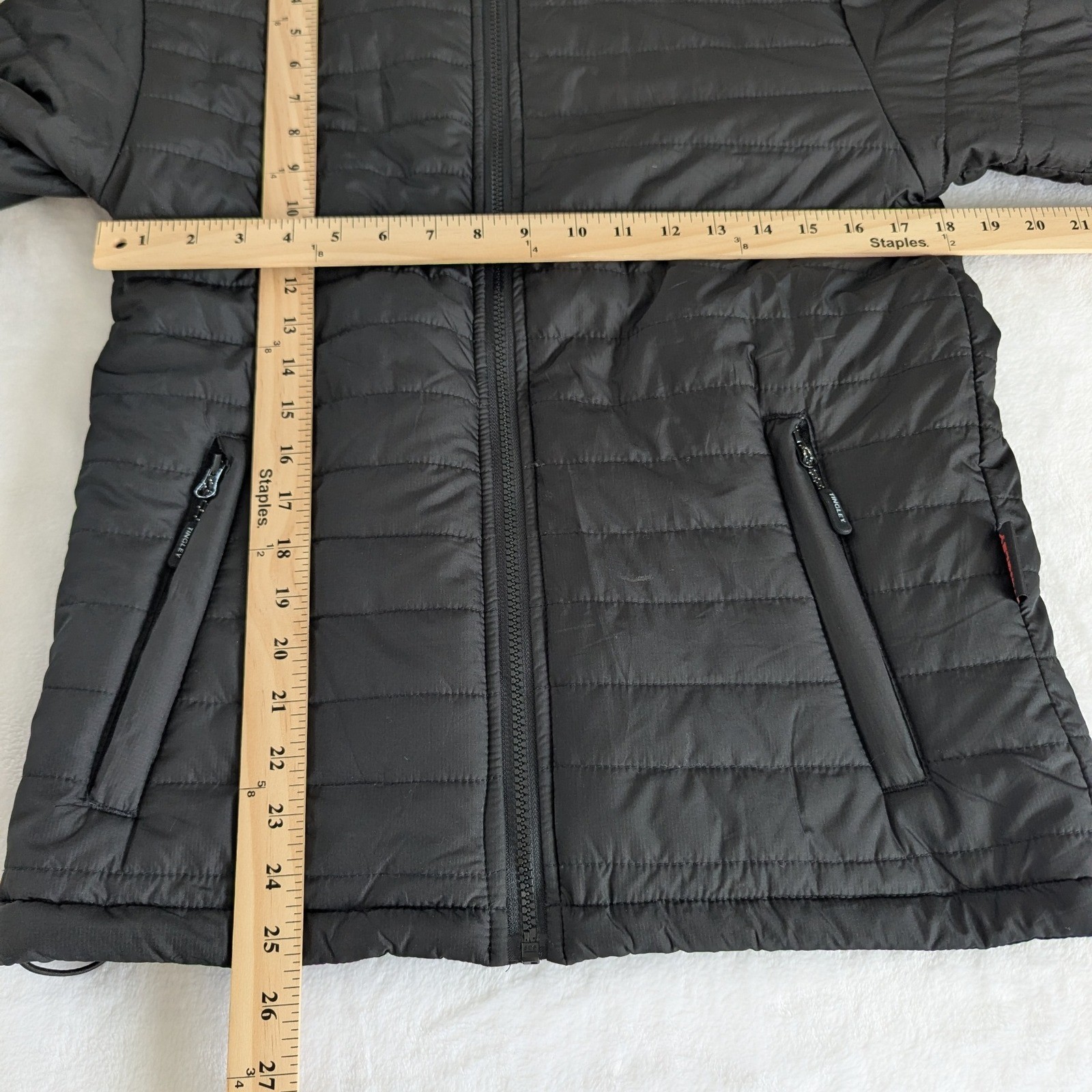 Tingley Men’s Black Puffer Insulated Jacket Sync System Liner Size S