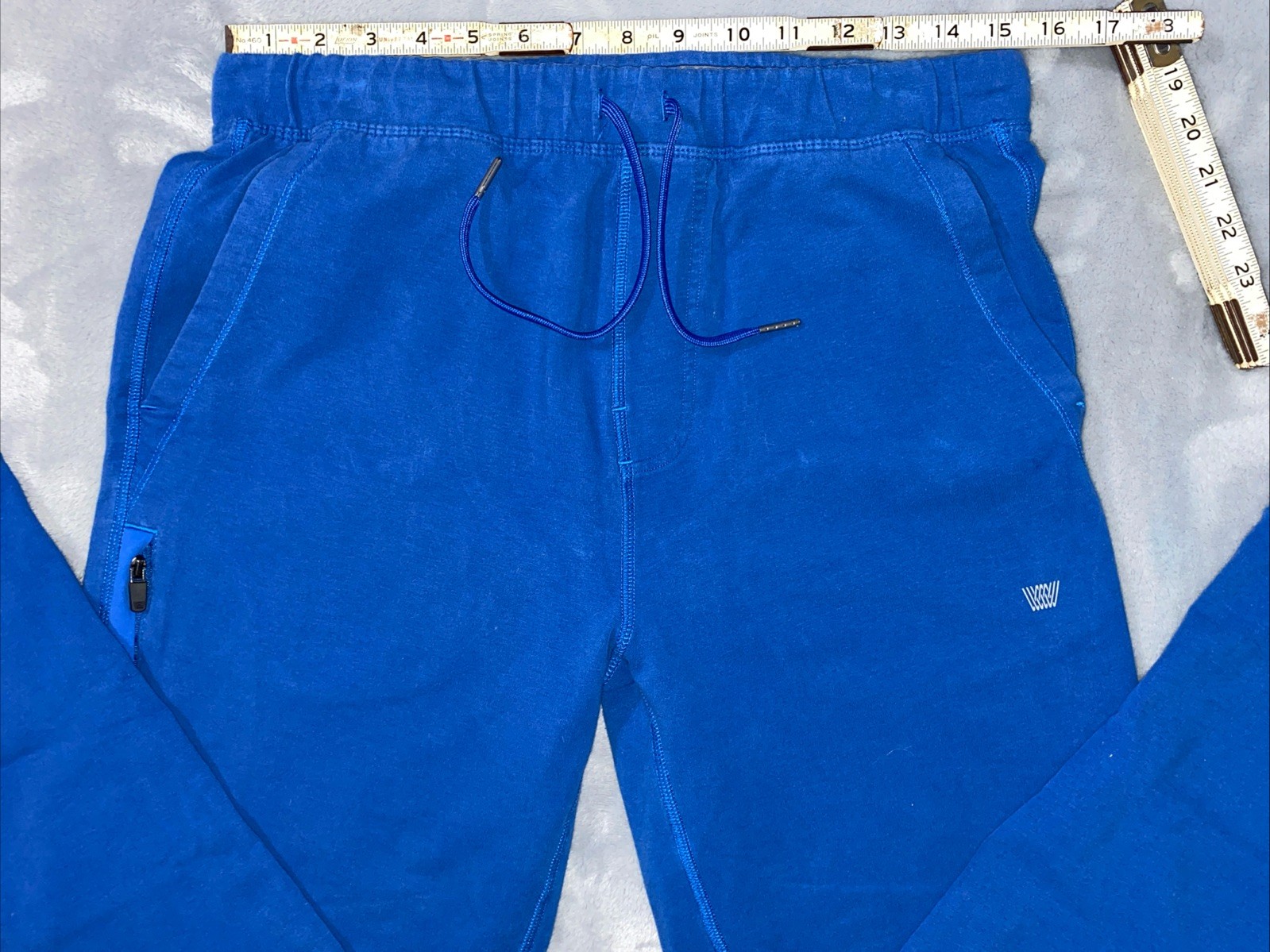 Mack Weldon For Daily Wear Jogger Sweatpants Blue Mens Medium Stretch Pants