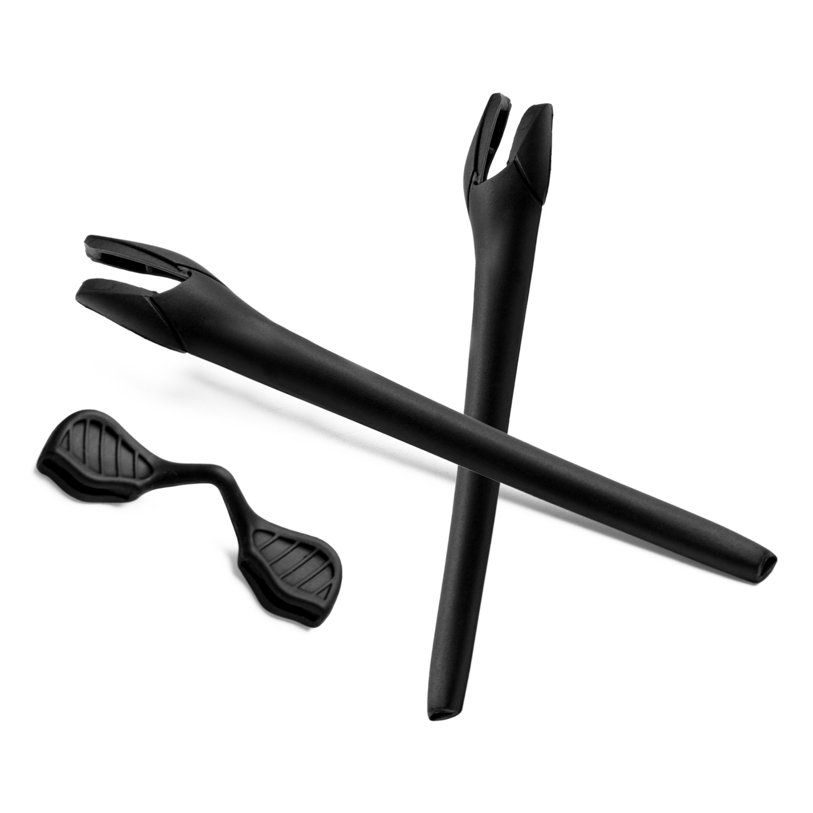 KEYTO Black Rubber Kit Ear Sock & Nose Pad for-Oakley Radar EV Path Pitch