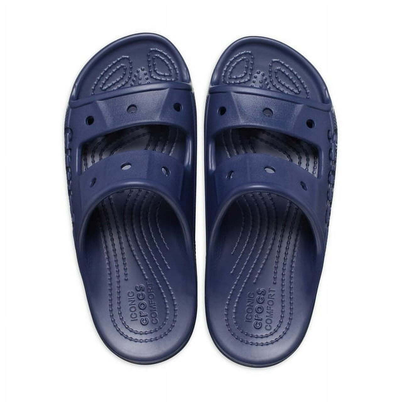 Crocs Sandals Unisex Size US M6/W8 Navy Baya Slide –25-336–