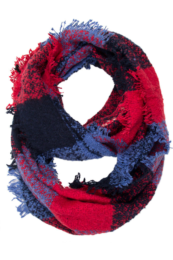 ScarvesMe Women Warm Classic Woven Plaid and Check Neck Warmer Infinity Scarf