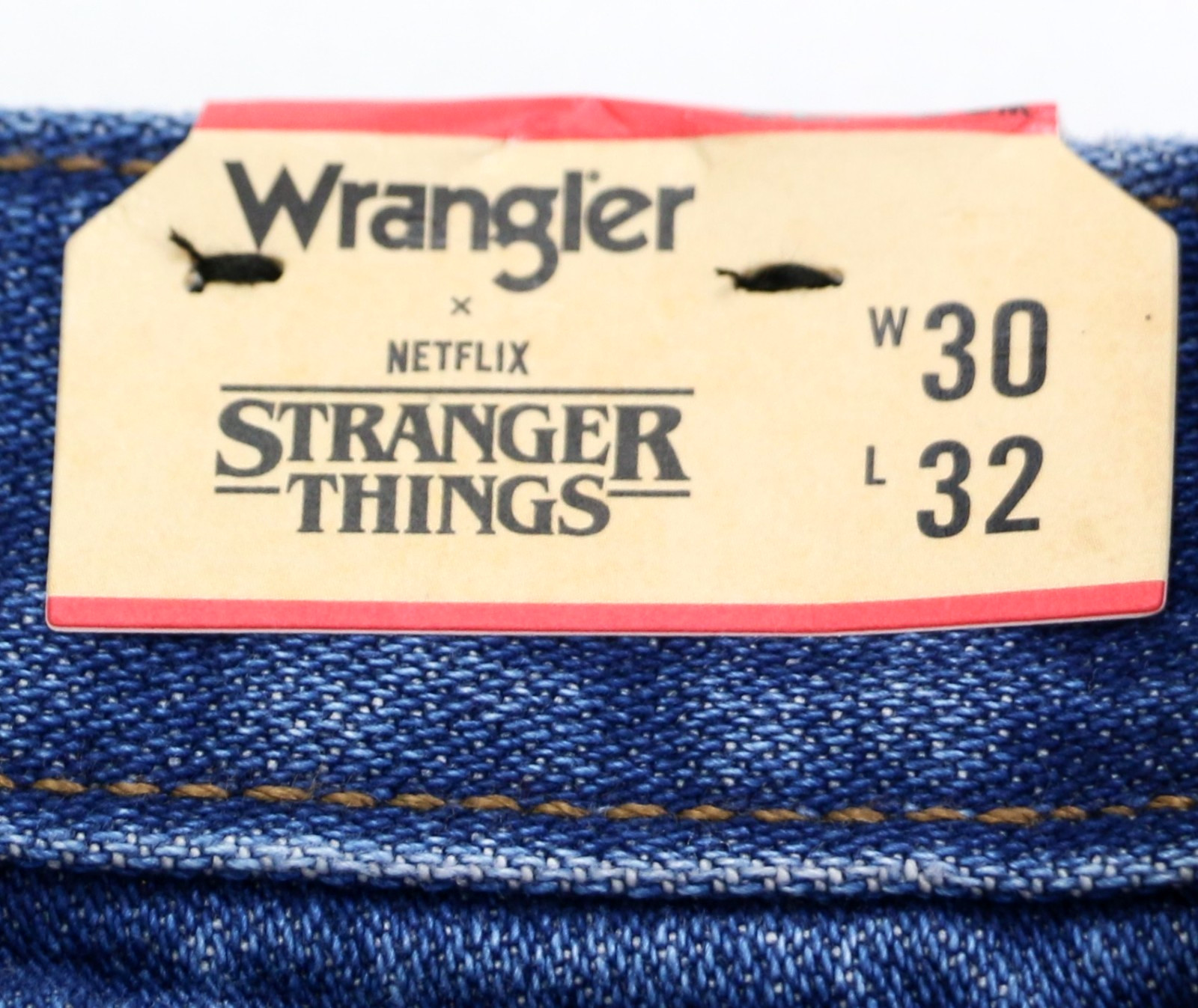Wrangler x Stranger Things 13MWZ Cowboy Cut Jeans Dark Indigo 14.25 oz. Denim