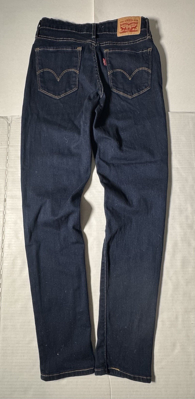 Pre Owned Excellent Levis 711 Skinny Denim Jeans Blue Women Size 26