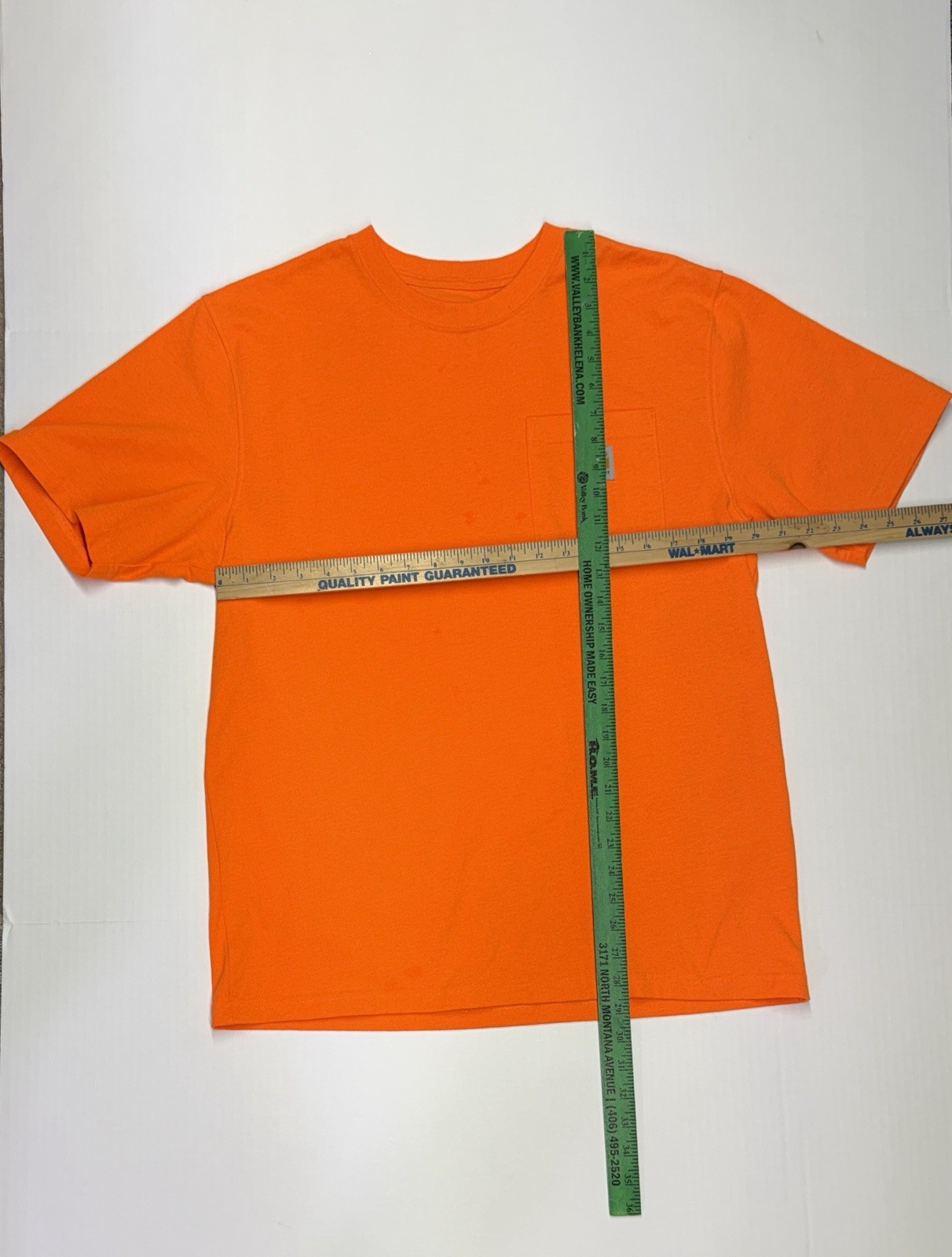 Carhartt Men’s Medium Loose Fit Heavyweight Pocket T-Shirt Bright Orange K87-M